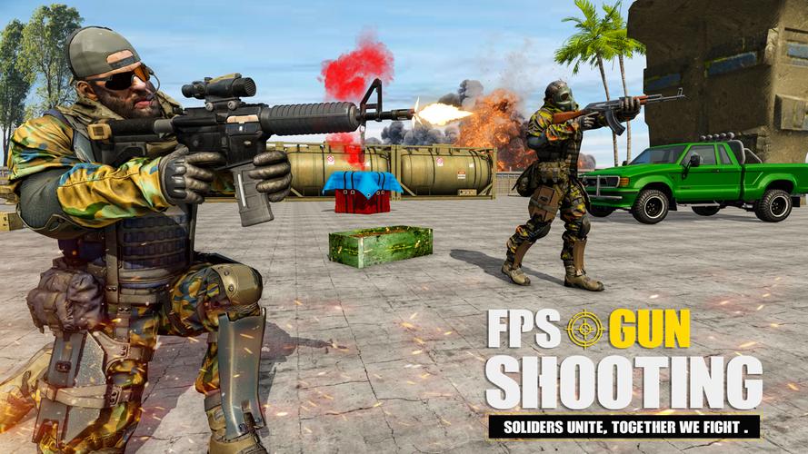 Gun Games Offline 3D Shooting Скриншот 2