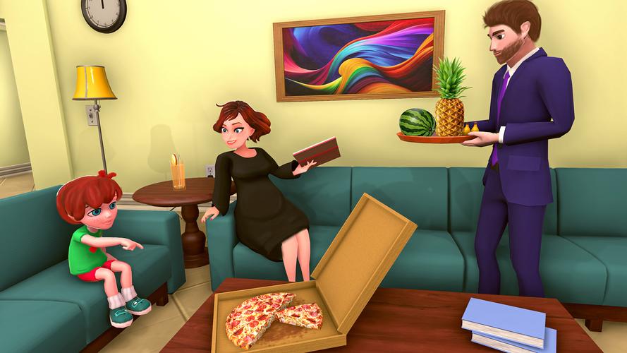 Pregnant Mom Simulator 3d Captura de pantalla 1