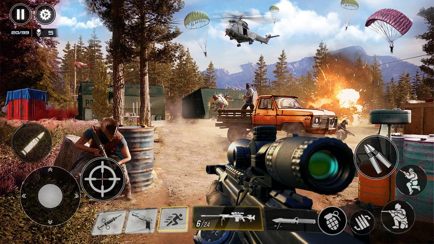 Battle Shooting FPS Gun Games Capture d'écran 1