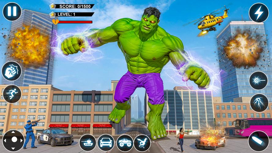 Incredible Monster Hero Games Ảnh chụp màn hình 0