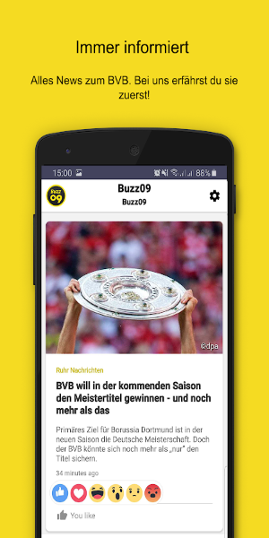 Buzz09–die schwarz-gelben News Tangkapan skrin 0