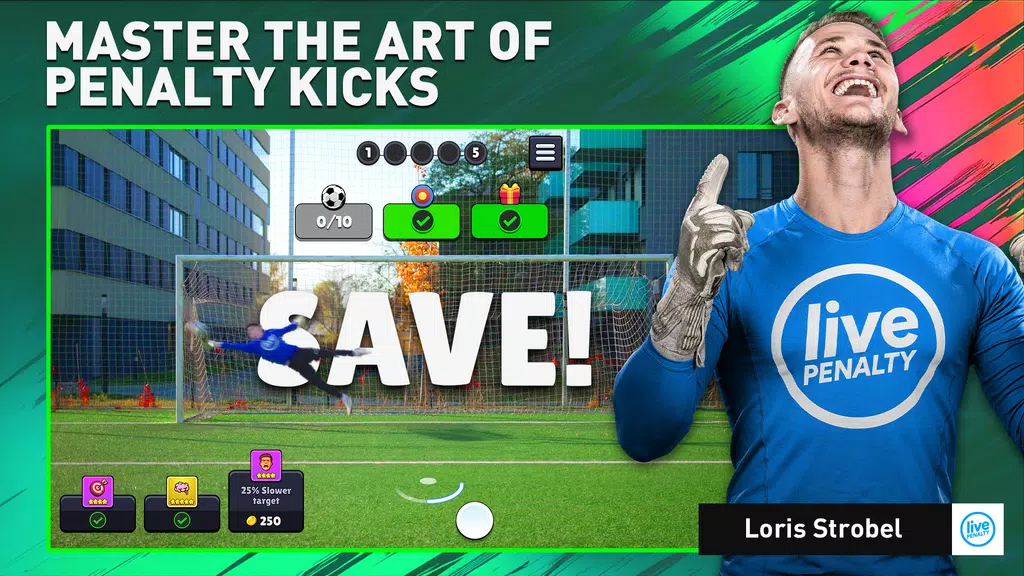 Soccer Penalty: Live Goalie ภาพหน้าจอ 1