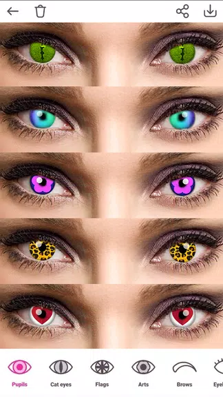 Eye Color Changer Schermafbeelding 0