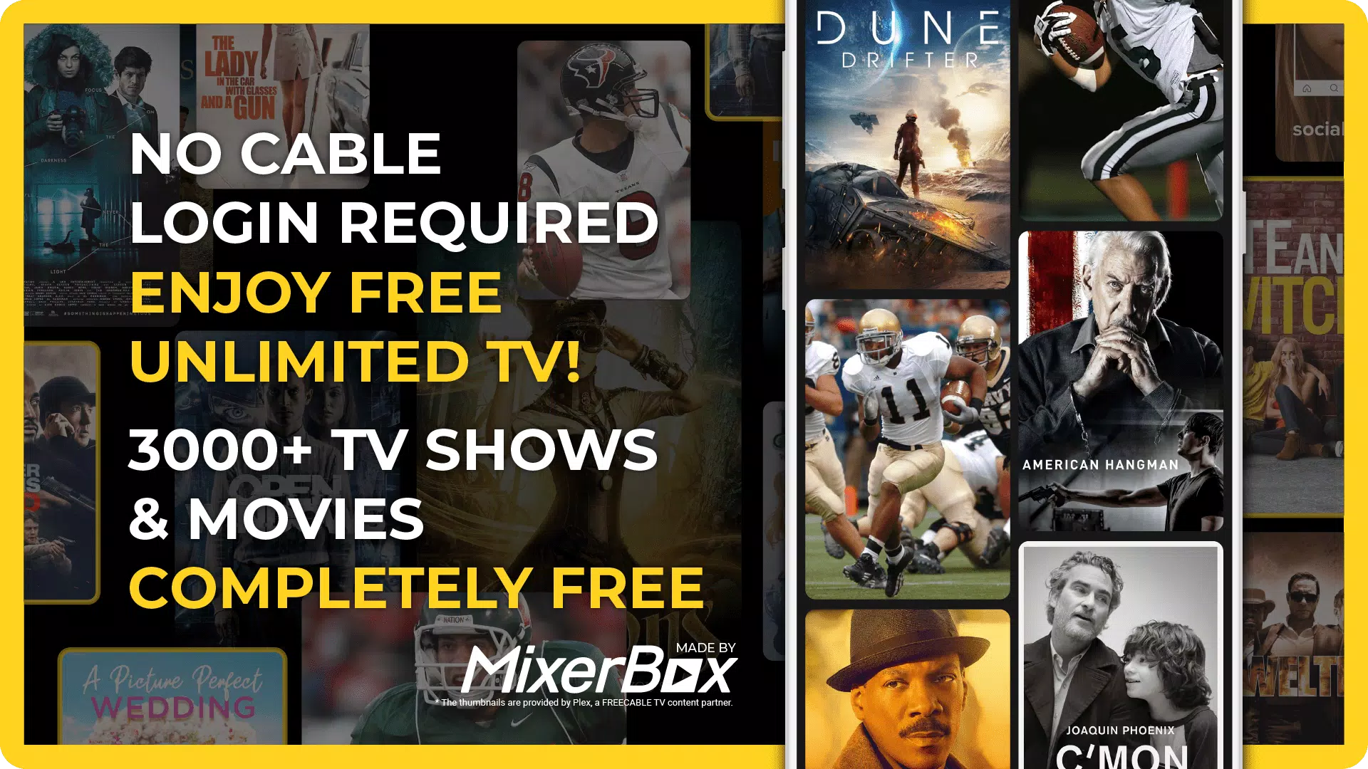 FREECABLE© TV App: Shows, News 스크린샷 0