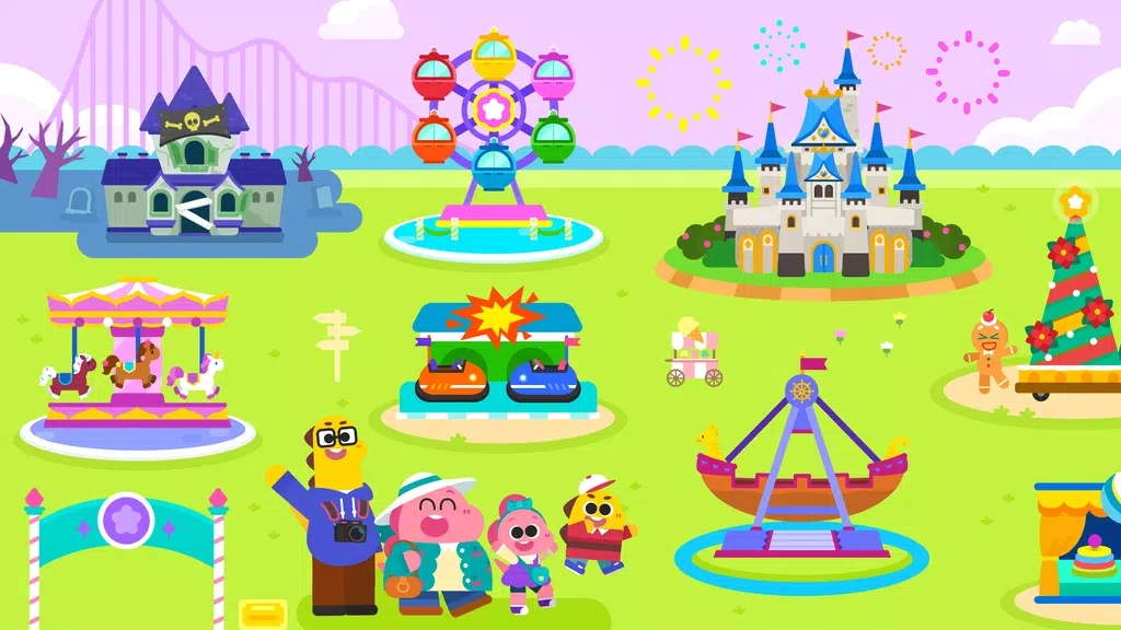 Cocobi Theme Park - Kids game Tangkapan skrin 0