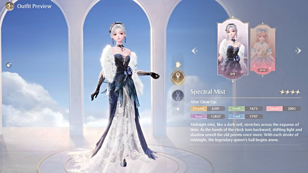 Spectral mist outfit sa Infinity Nikki