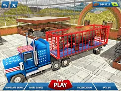 Offroad Wild Animal Truck Driv Captura de tela 0