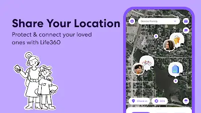 Life360: Live Location Sharing Tangkapan skrin 0