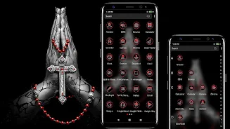 Jesus Cross Launcher Theme Captura de pantalla 1