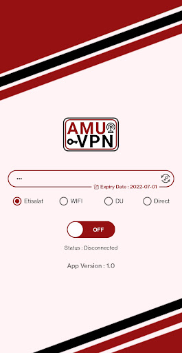 Amu VPN Tangkapan skrin 0