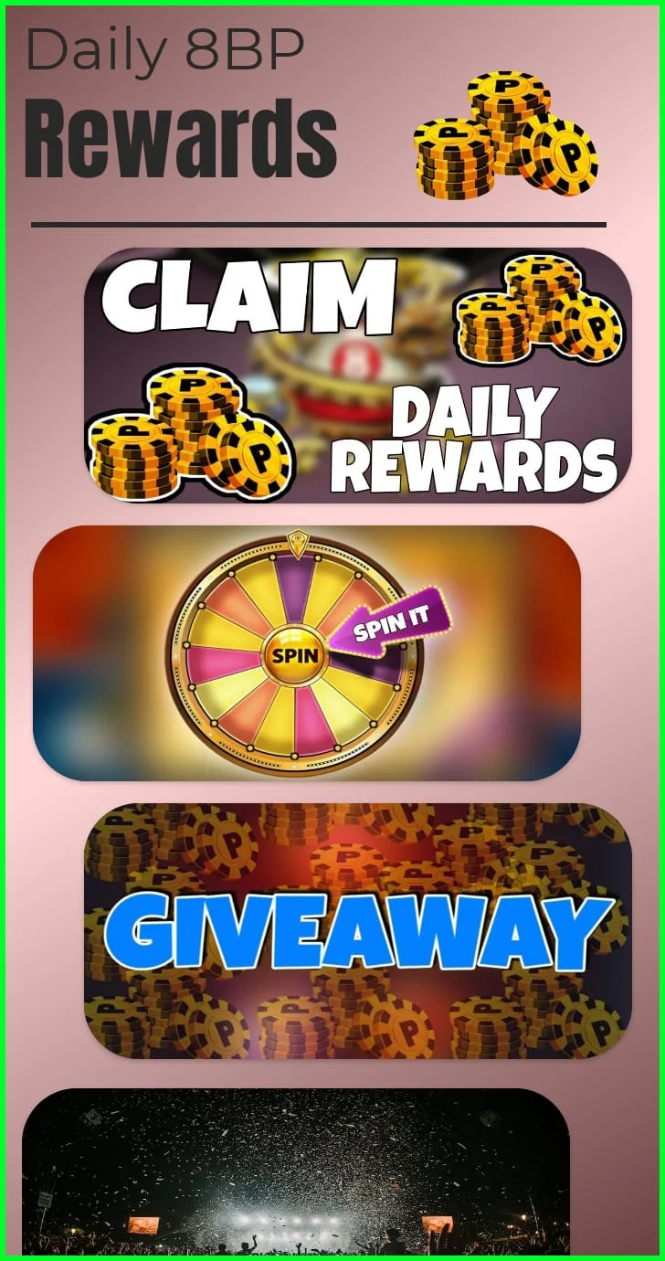 8Ball Pool free coins & cash rewards Captura de pantalla 2