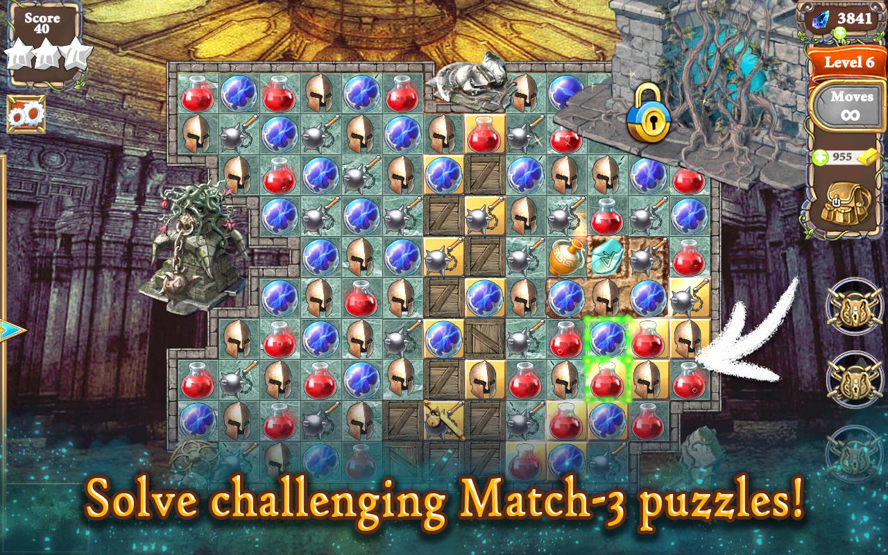 MatchVentures: Match 3 Mystery Captura de tela 1