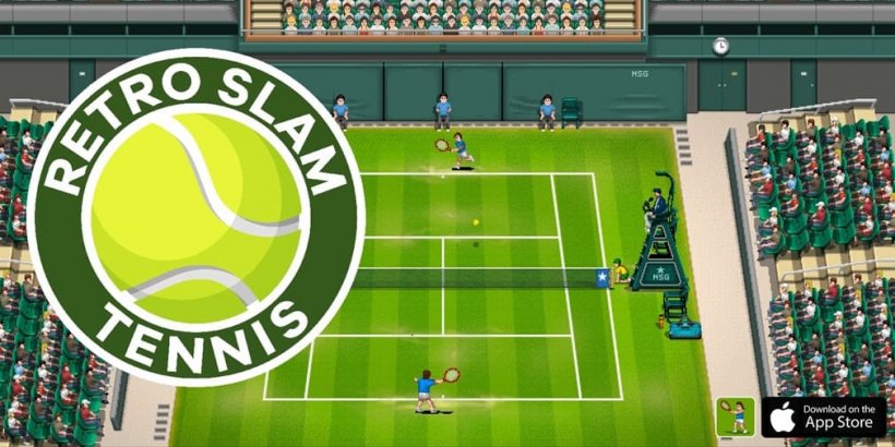 Tenis Slam Retro ialah permainan tenis baharu daripada mereka yang berada di belakang Retro Bowl