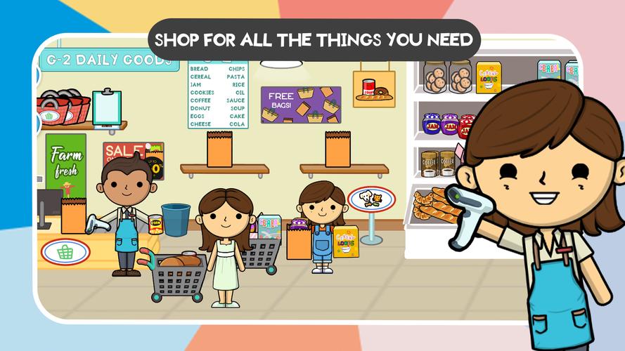 Lila's World: Grocery Store Capture d'écran 2