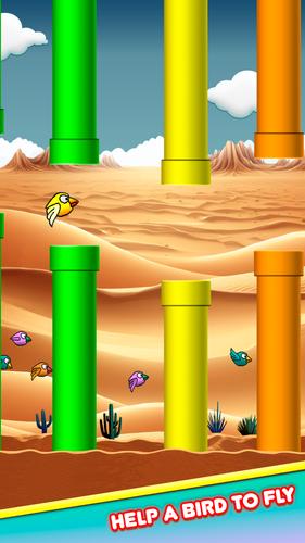 Pájaros Juego: Pajaros Volando Captura de pantalla 2