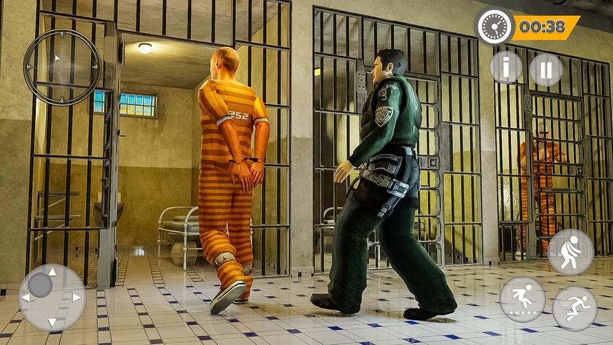 Police Vs Prisoner Escape jail Скриншот 0