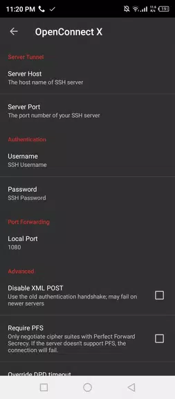 OpenConnect X for Android Ekran Görüntüsü 1