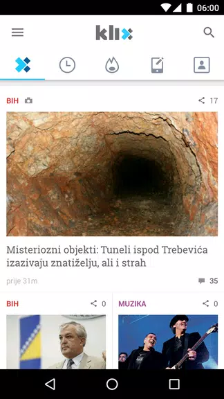 Klix.ba Ekran Görüntüsü 0