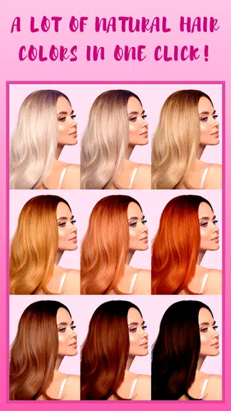 Hair Color Changer Ekran Görüntüsü 2