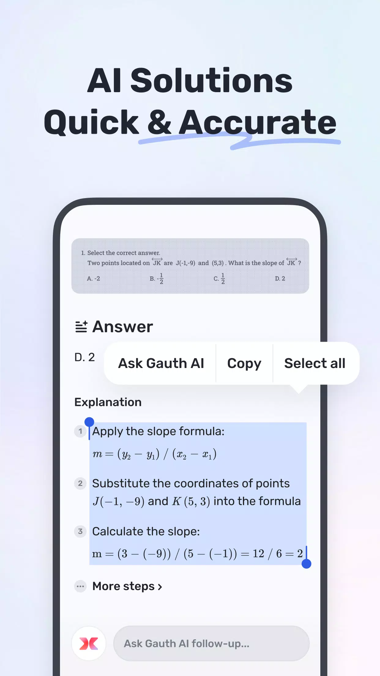 Gauth: AI Study Companion Screenshot 1