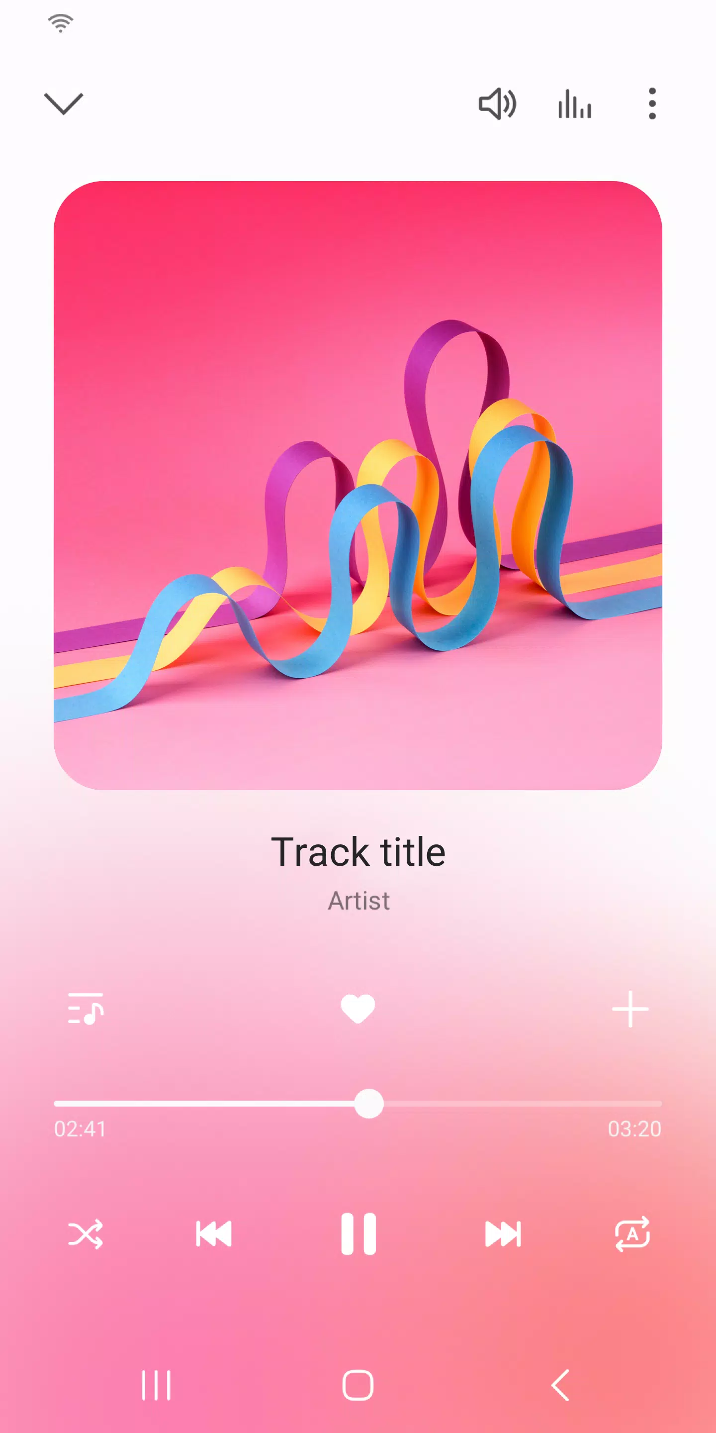 Schermata Samsung Music 0