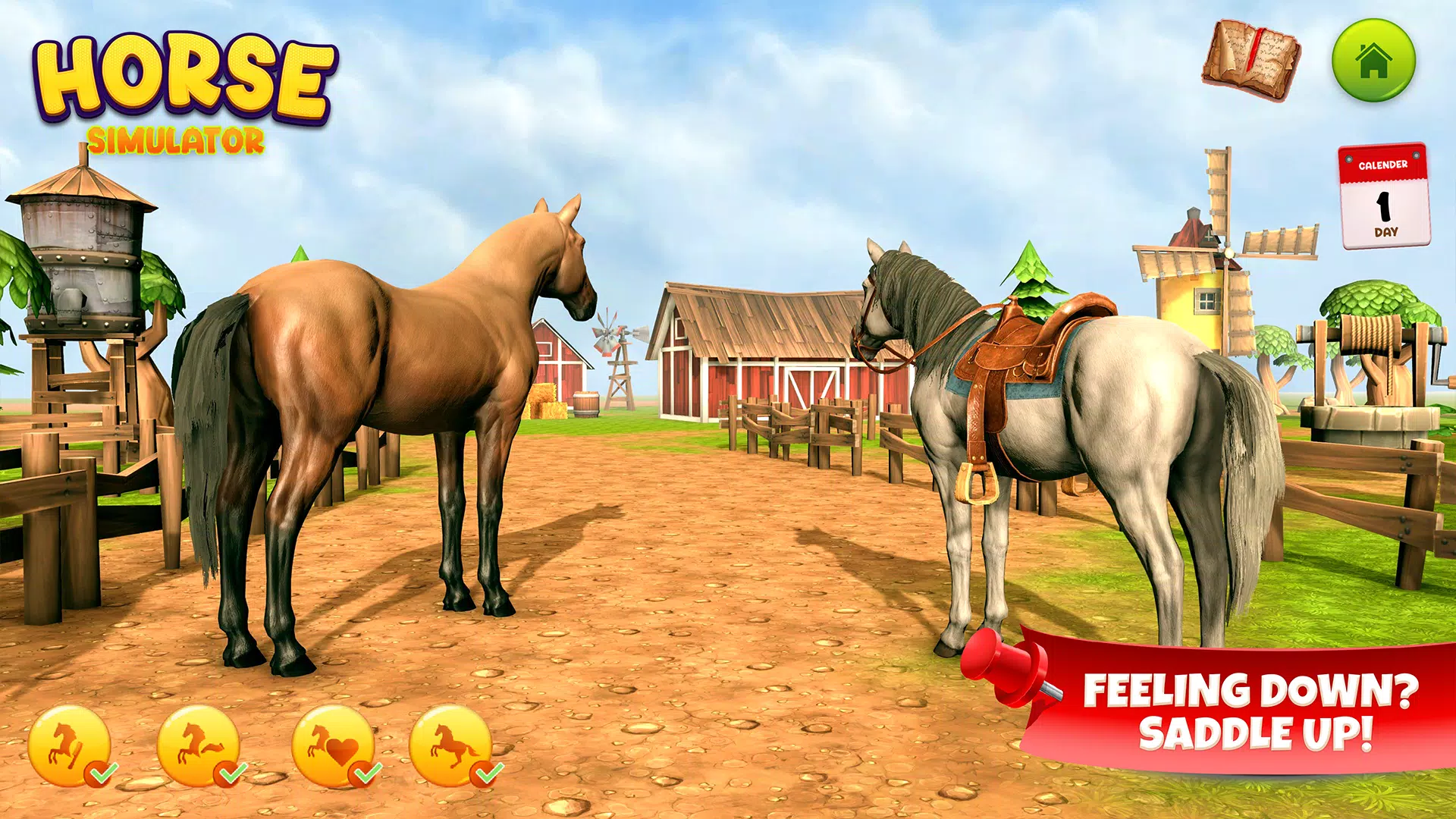 Horse Simulator Family Game 3D应用截图第0张