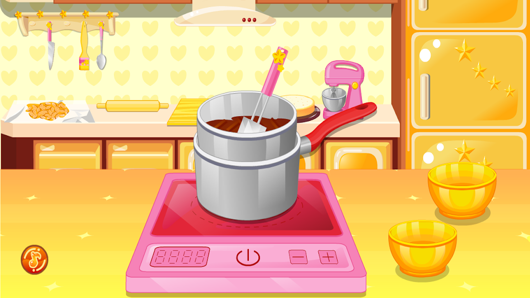 cook cake games hazelnut ဖန်သားပြင်ဓာတ်ပုံ 3