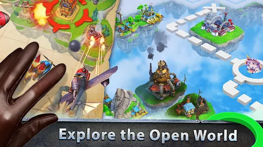 Sky Clash Lords of Clans 3D Ảnh chụp màn hình 0