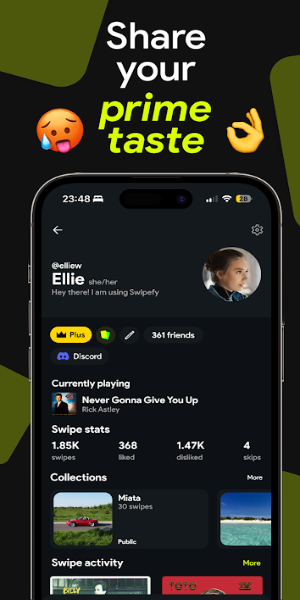 Schermata Swipefy for Spotify 1