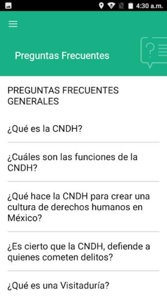 Schermata CNDH Informa 2