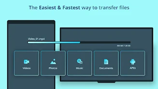 TV file transfer Tangkapan skrin 3