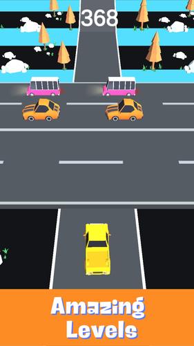 Traffic Road Cross Fun Game Tangkapan skrin 3