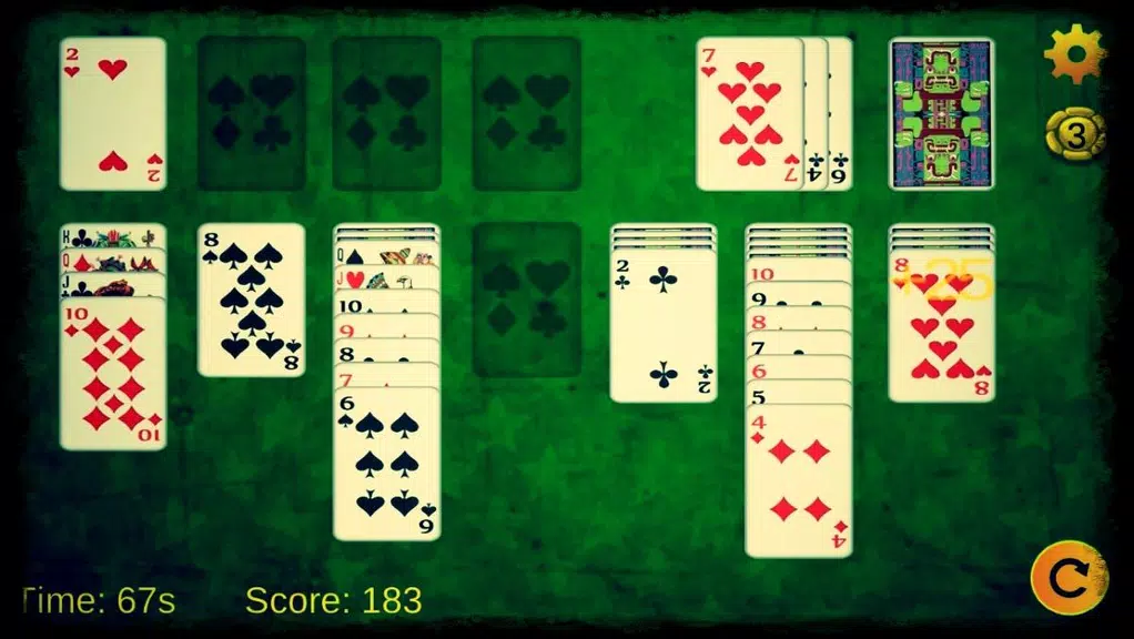 Mega Solitaire Card Game Capture d'écran 1