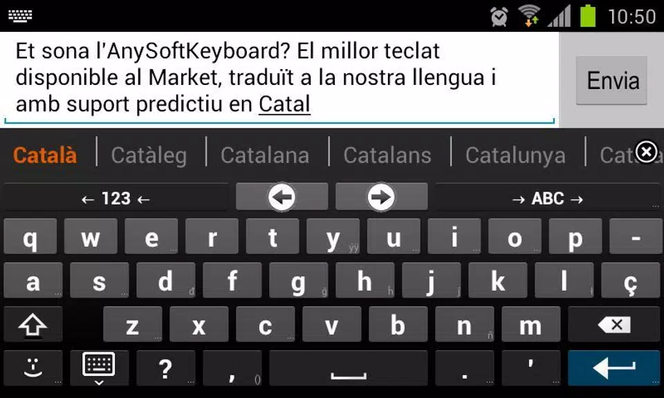 Schermata Catalan for AnySoftKeyboard 1