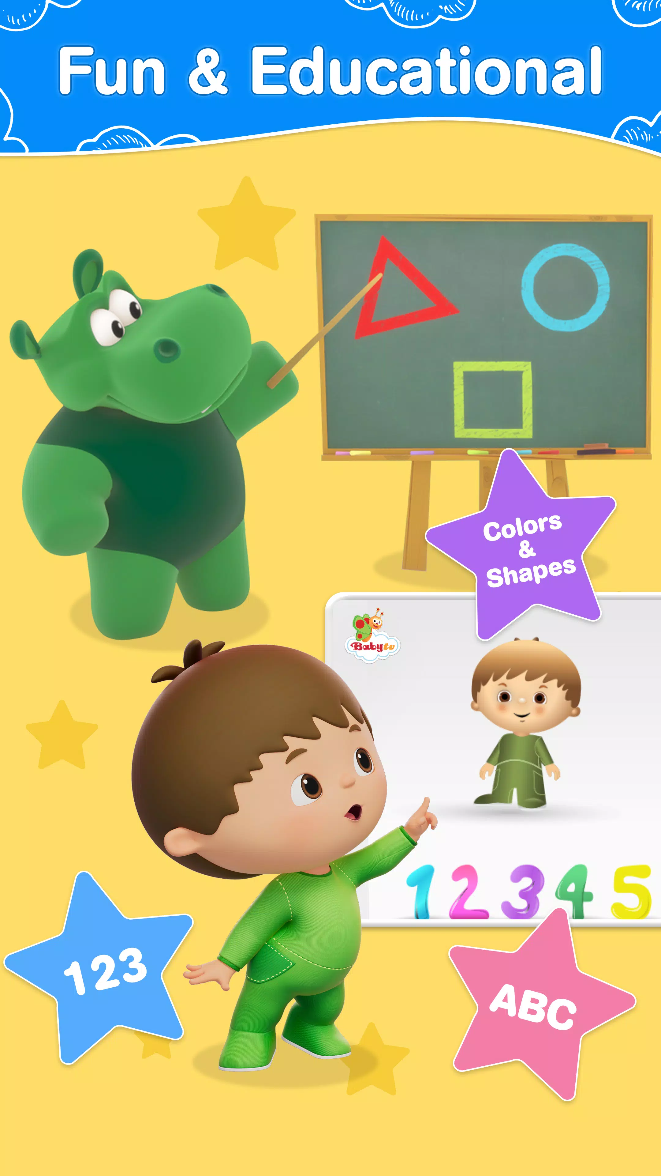 BabyTV - Kids Videos & Songs ဖန်သားပြင်ဓာတ်ပုံ 1