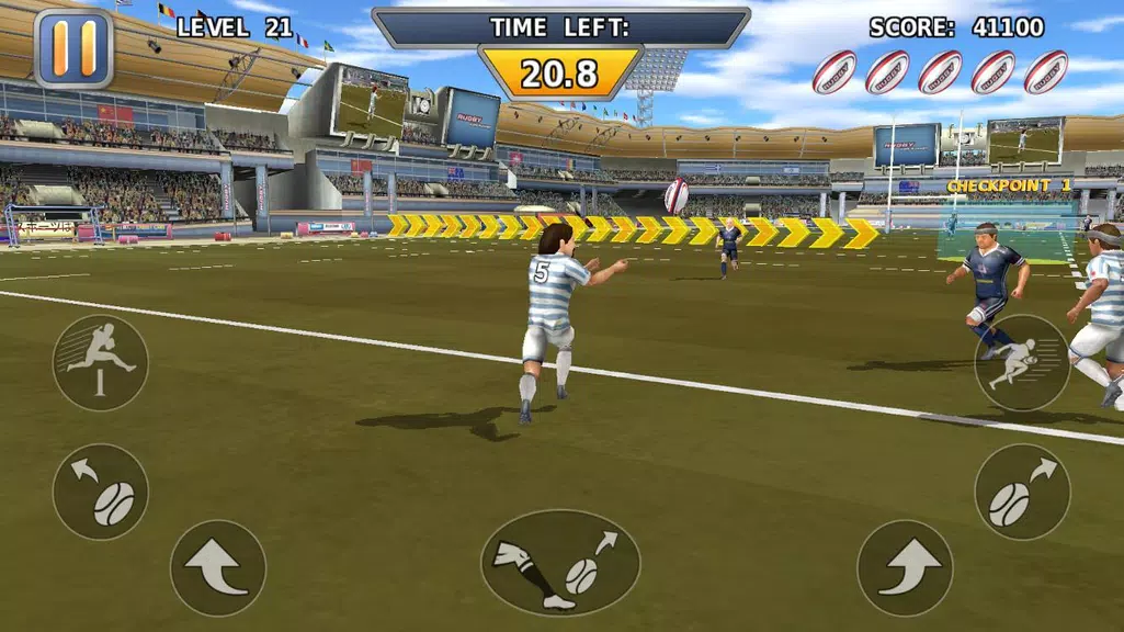 Rugby: Hard Runner Скриншот 2