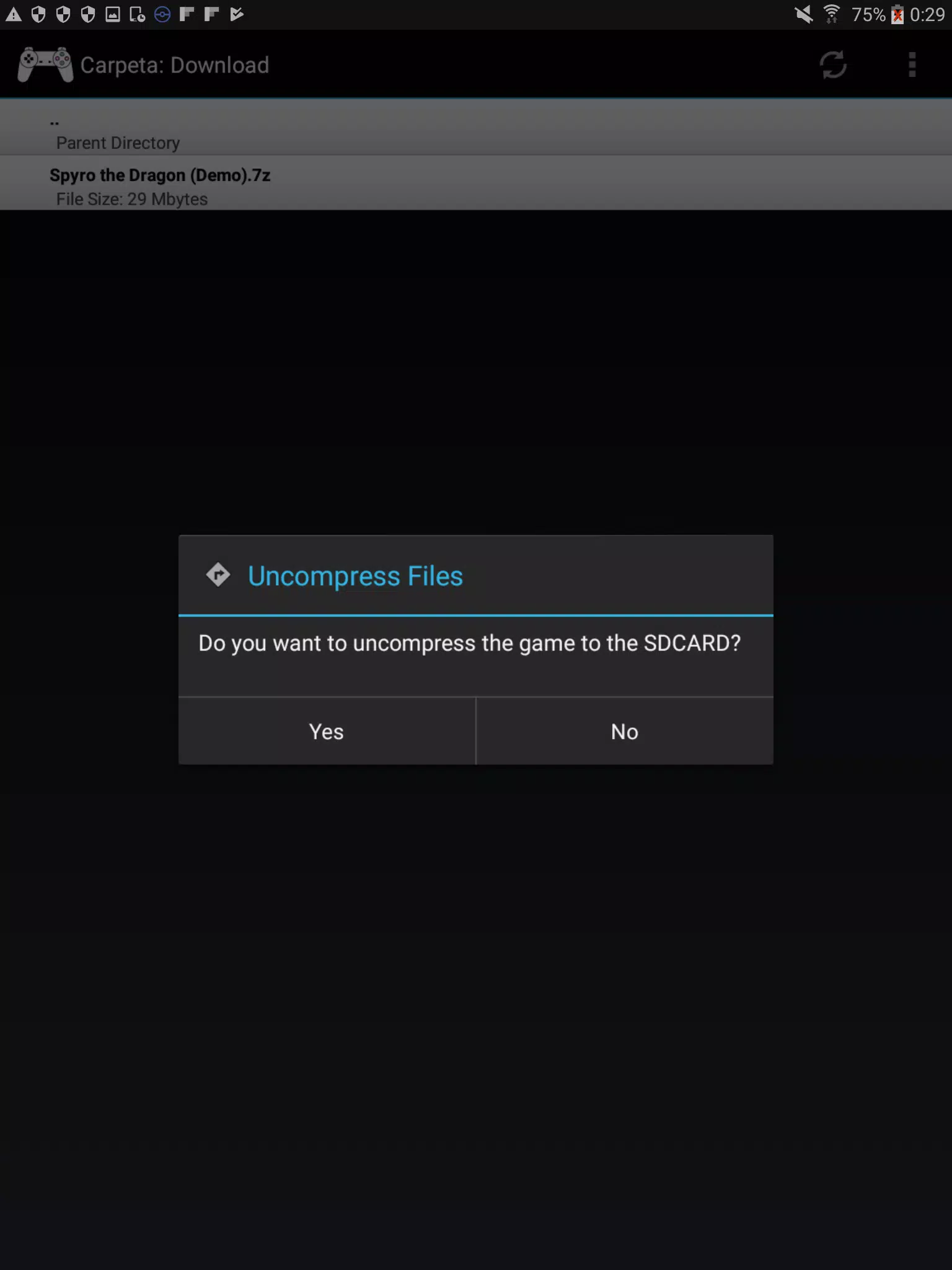 ePSXe sevenzip Plugin Screenshot 0