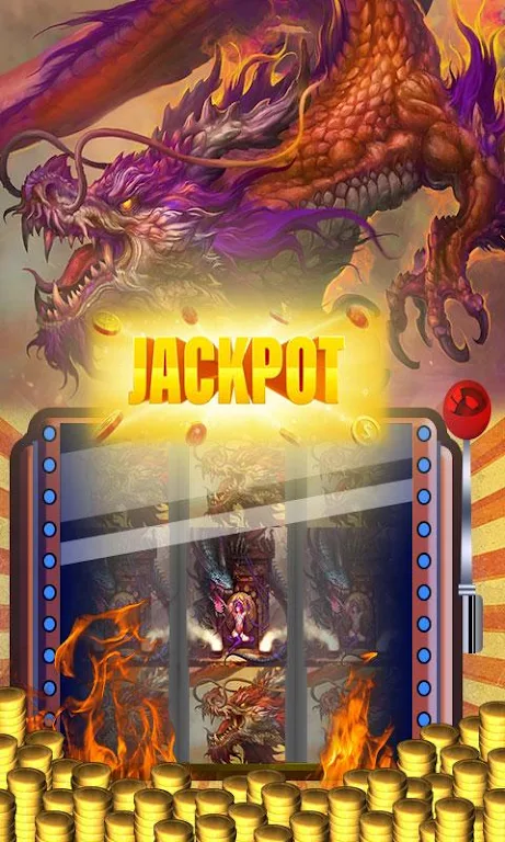 Dragon Casino Slots: Golden Flames of Vegas Tangkapan skrin 1