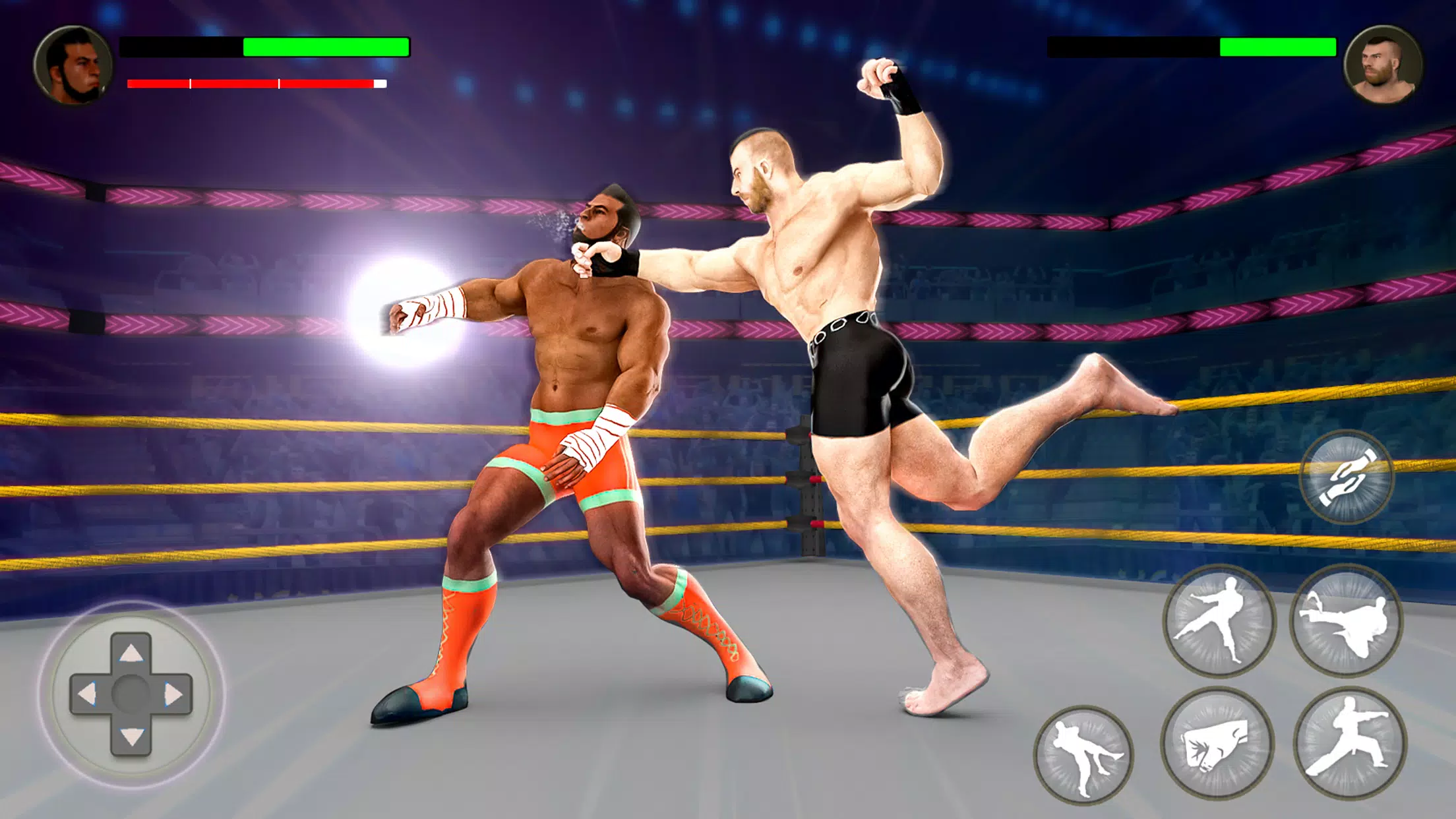 PRO Wrestling Fighting Game Tangkapan skrin 1