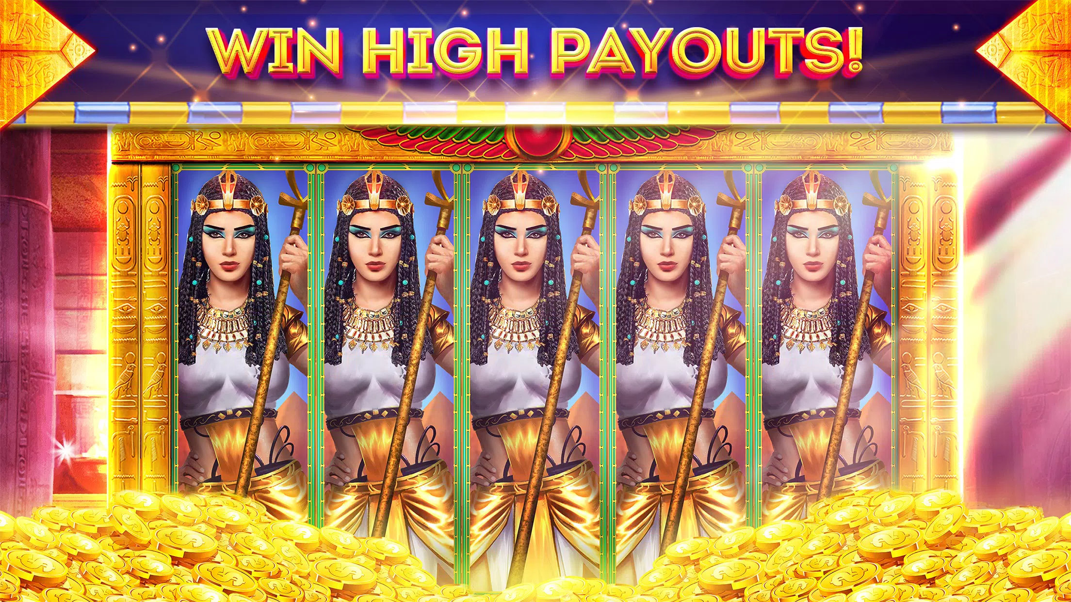 Pharaohs of Egypt Slots Casino Screenshot 2