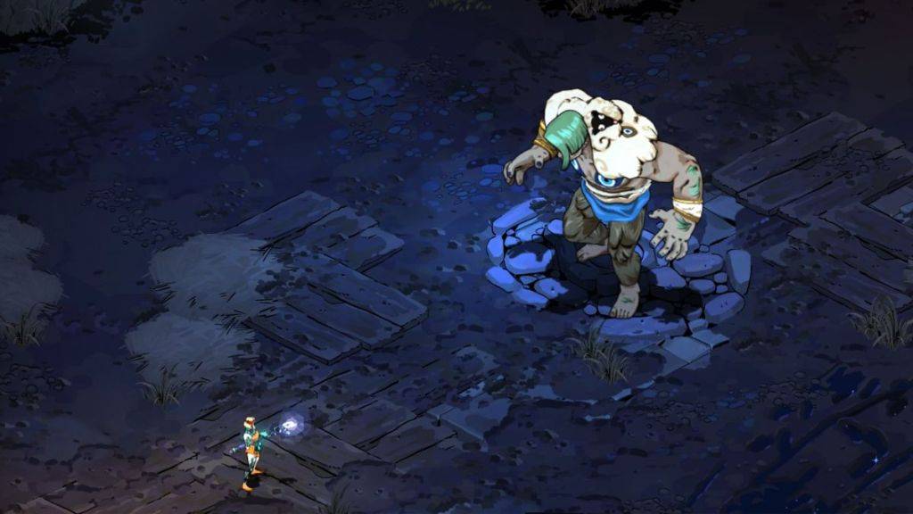 ESS SCRESSHOT - Melinoe Cyclots Polyphemus ကိုဆန့်ကျင်ရင်ဆိုင်နေရသည်