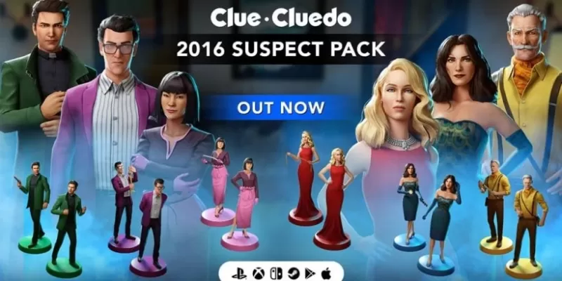 “ Cluedo Mobile揭幕2016年演員，Retro 1949規則”