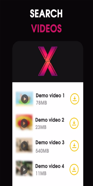 X Sexy Video Downloader Capture d'écran 1