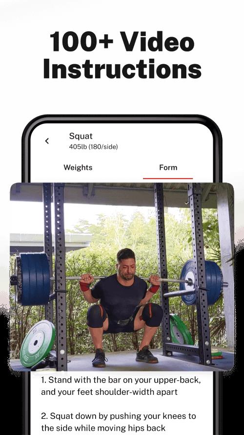 StrongLifts Weight Lifting Log應用截圖第2張