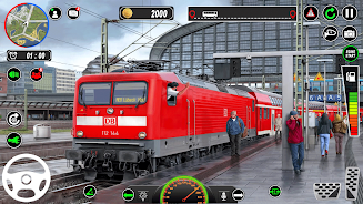 Train Driving Euro Train Games Ekran Görüntüsü 1