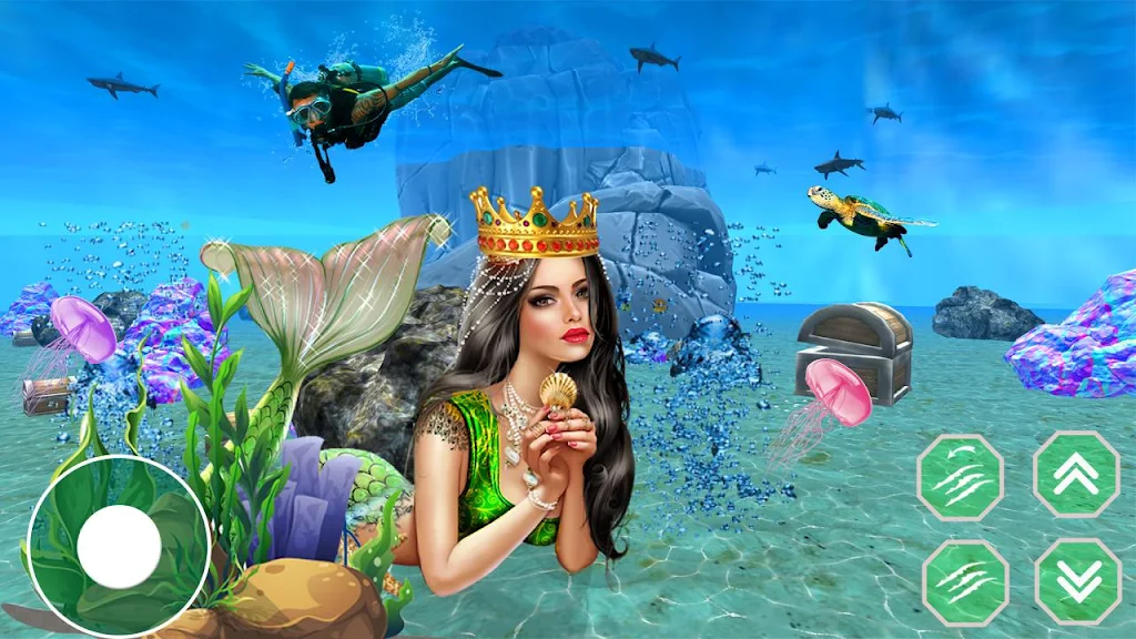 Mermaid Princess simulator 3D स्क्रीनशॉट 1