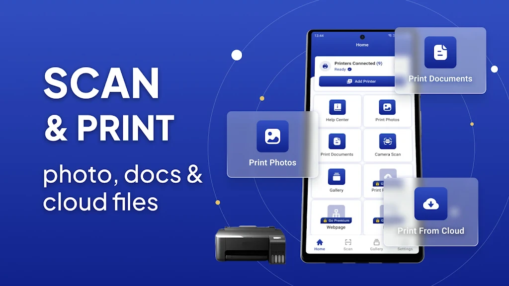 Mobile Printer: Print & Scan ဖန်သားပြင်ဓာတ်ပုံ 1