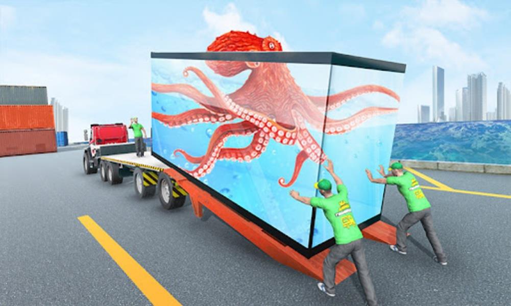 Sea Animal Transporter 2018: Truck Simulator Game Ảnh chụp màn hình 2