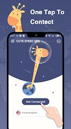 Cute Speed VPN Ảnh chụp màn hình 1