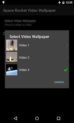 Space Rocket Video Wallpaper スクリーンショット 3